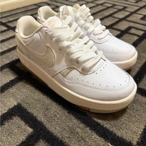 Nike White and Cream Sneakers